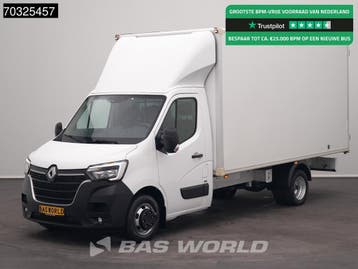 Renault Master 165PK Dubbellucht Bakwagen met Achterdeuren L, Stof, Gebruikt, Euro 6, Renault