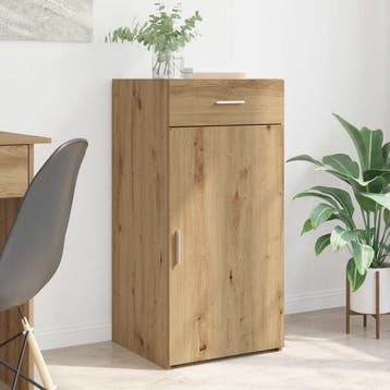 vidaXL Dressoir artisanaal eikenkleurig 45 x 42,5 x 93 cm, Verzenden, Nieuw, Overige houtsoorten, Minder dan 50 cm