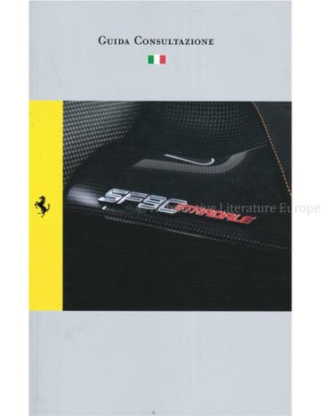 2022 FERRARI SF90 STRADALE INSTRUCTIEBOEKJE ITALIAANS, Auto diversen, Handleidingen en Instructieboekjes