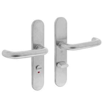 Intersteel deurklink rond Ø19mm verdekt WC72/8 rvs, Doe-het-zelf en Verbouw, Deuren en Horren, Verzenden, Nieuw