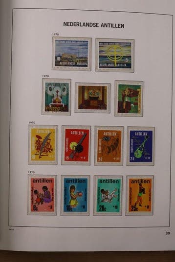 Nederlandse Antillen 1971/1990 - Complete collectie in DAVO, Gestempeld