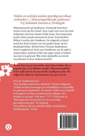 Midzomernachthitte / De Sandhamn-reeks / 5 9789021456911, Boeken, Verzenden, Gelezen, Viveca Sten