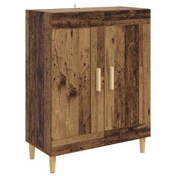 vidaXL Dressoir Oud hout 69,5 x 34 x 90 cm Bewerkt hout, Verzenden, Nieuw, Overige houtsoorten, Minder dan 50 cm