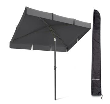 2dekans | LifeGoods Parasol Vierkant – Incl. Hoes – 30°, Ophalen of Verzenden, Zo goed als nieuw
