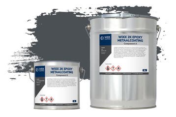 Wixx 2K Epoxy Metaalcoating RAL 7016 | Antracietgrijs 5L, Verzenden, Nieuw, Verf, Grijs