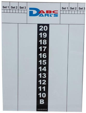 ABC Darts – Whiteboard Scorebord (Darts Accessoires), Sport en Fitness, Ophalen of Verzenden, Nieuw, Overige typen