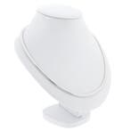 Witgouden omega schakelcollier (Ketting), Sieraden, Tassen en Uiterlijk, Kettingen, Ophalen of Verzenden, Gebruikt, Overige kleuren