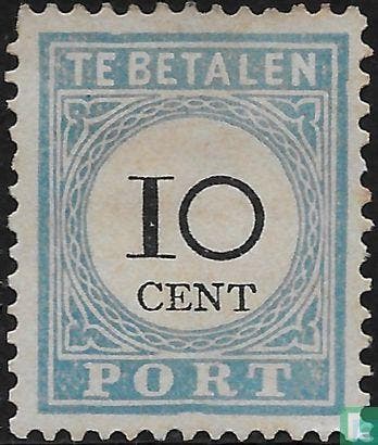 Nederland - Portzegel - 1887, Verzenden, Postfris