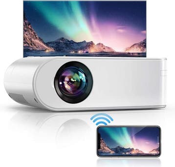 Draagbare Projector 1080p | Retourdeal | OP=OP, LED, Ophalen of Verzenden, Zo goed als nieuw, YABER