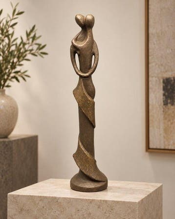 Beeld, Geert Kunen – sculptuur van kussend paar –, Antiek en Kunst