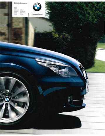 2008 BMW 5 SERIE SEDAN BROCHURE DUITS, Nieuw, BMW, Author