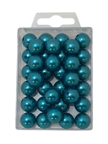 Parels Rijgparels WM 27 Turquoise 14 mm, Ophalen of Verzenden, Nieuw