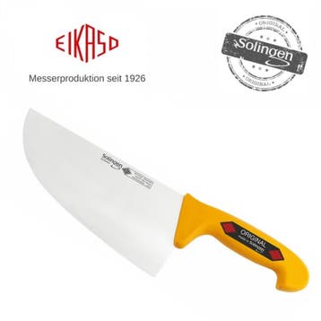 Eikaso Solingen Slagersmes Extra Breed – 26 cm Lemmet –, Ophalen of Verzenden, Nieuw, Rvs of Chroom