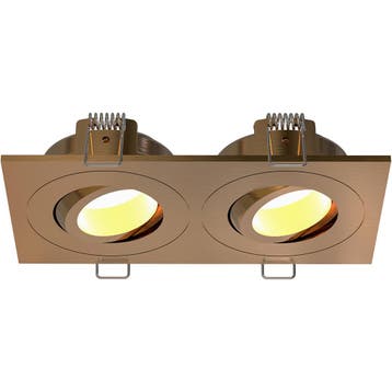 LED Spot - Inbouw Vierkant 8W - Helder/Koud Wit 6400K, Overige materialen, Nieuw, Overige fittingen, Ophalen of Verzenden