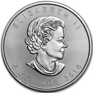 Canadian Maple Leaf 1 oz 2016, Verzenden, Noord-Amerika, Losse munt, Zilver
