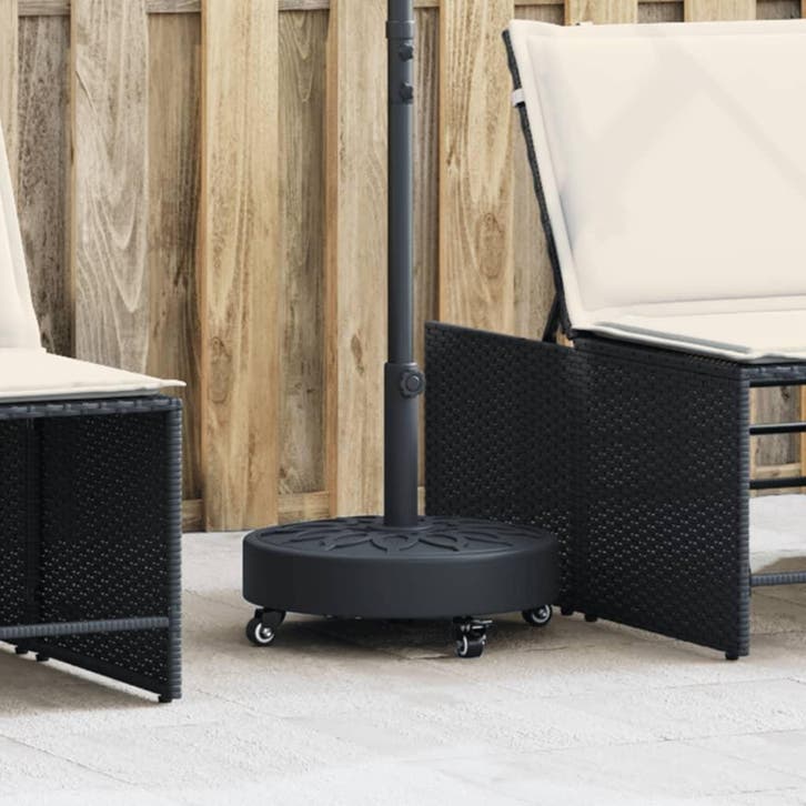 vidaXL Parasolvoet met wielen voor stok van Ø38 / 48 mm 27, Tuin en Terras, Parasols, Parasolvoet, Nieuw, Verzenden