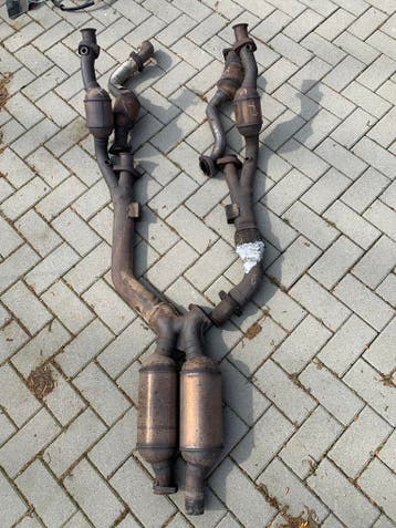 Mercedes W220 S600 V12 katalysator set compleet links rechts, Auto-onderdelen, Uitlaatsystemen, Nieuw, Mercedes-Benz