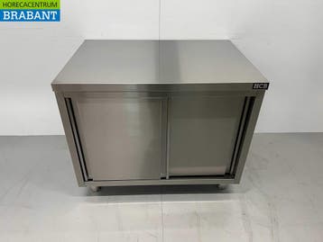HCB RVS Werkkast Premium-line Kast Werktafel 2 schuifdeuren, Ophalen of Verzenden, Nieuw in verpakking