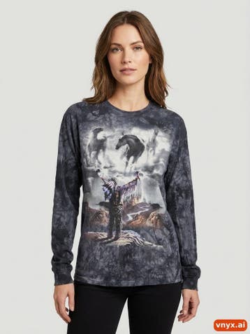 The Mountain Longsleeves Dames maat M Grijs Vintage, Kleding | Dames, Ophalen of Verzenden, Nieuw