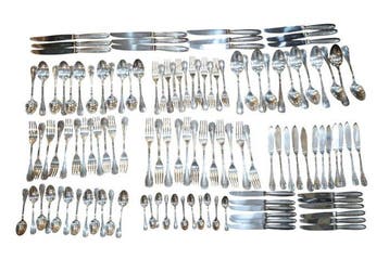 Christofle - Bestekset voor 12 personen (119) - Linten -