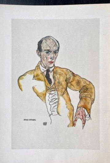 Egon Schiele (1890-1918) - Arnold Schönberg