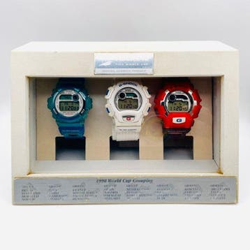 Casio - G-Shock FIFA World Cup France 98 Tricolor 3-Watch, Nieuw