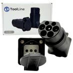 ToolLine | Type 2 naar Schuko adapter | Type 2 naar 230 V, Verzenden, Nieuw, Laadkabel