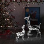 vidaXL Kerstversiering rendierfamilie 160 LEDs koudwit, Diversen, Kerst, Verzenden, Nieuw