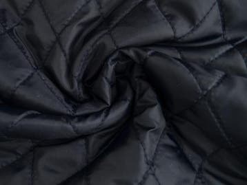 10 meter gewatteerde voering - navy, Hobby en Vrije tijd, Blauw, 120 cm of meer, Ophalen of Verzenden, Polyester