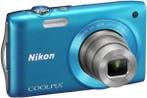 Nikon Coolpix S3200 Digitale Compact Camera - Blauw, Verzenden, Zo goed als nieuw
