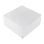 Taartdoos 21x21x10cm. Wit 50st, Verzenden, Nieuw