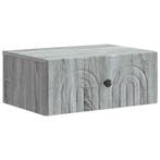 vidaXL Wandbeugel Bedkast Grijs sonoma 49 x 34,5 x 20 cm, Minder dan 45 cm, Verzenden, Nieuw, Minder dan 55 cm