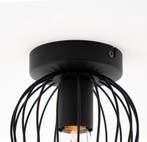 EGLO Newtown Plafondlamp - E27 - Ø 16 cm - Zwart, Verzenden, Nieuw, Metaal, Minder dan 50 cm