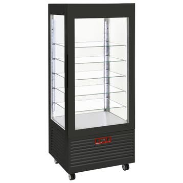 Diamond Vriesvitrine | 480L | Zwart | -5°c/-20°c | Geventile, Ophalen of Verzenden, Nieuw