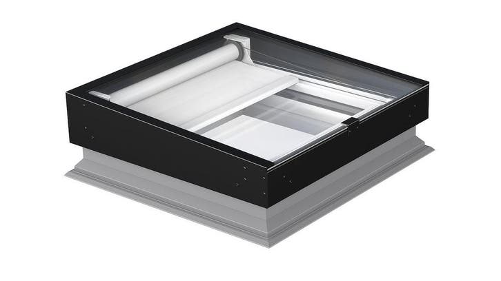 Fakro schuin platdakraam DXZ-A P2 + ingebouwde screen (AMZ/Z, Doe-het-zelf en Verbouw, Glas en Ramen, Verzenden