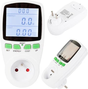 Energiemeter wattmeter - Verbruiksmeter - *OPHEFFING*, Ophalen of Verzenden, Nieuw, Elektriciteit