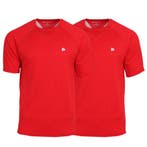 Donnay Donnay Heren - 2-Pack - Sport T-shirt André - Poppy, Kleding | Heren, T-shirts, Verzenden, Nieuw