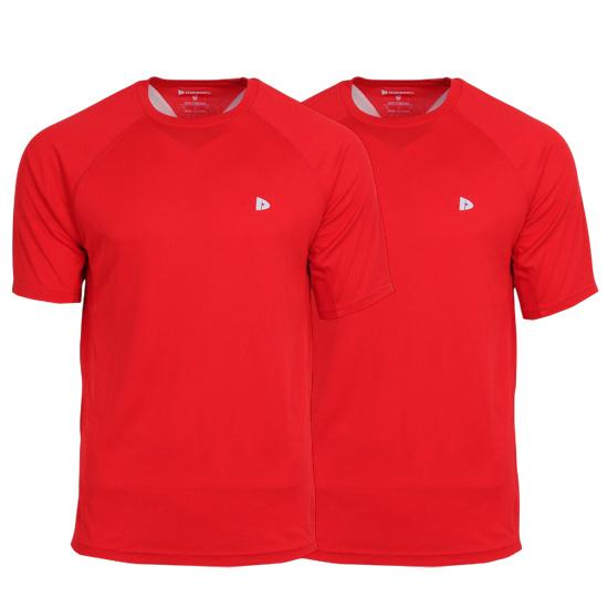 Donnay Donnay Heren - 2-Pack - Sport T-shirt André - Poppy, Kleding | Heren, T-shirts, Nieuw, Verzenden
