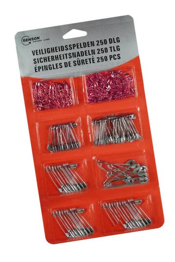 Set van 250 stuks veiligheidsspelden, Ophalen of Verzenden, Nieuw