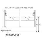Badkamermeubel Boss & Wessing Pepper Acryl Wastafel Incl, Huis en Inrichting, Ophalen of Verzenden, Nieuw