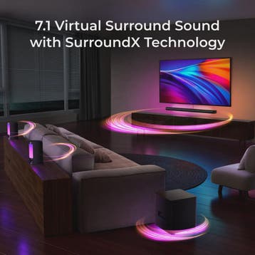 ULTIMEA Apollo S70 Ultra Soundbar: 7.1ch Surround, 410W, Sub, Verzenden, Nieuw