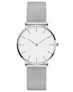 Tyme Ibiza Dames Horloge - 36mm Wit/Zilverkleurig- Horloges, Ophalen of Verzenden, Gebruikt