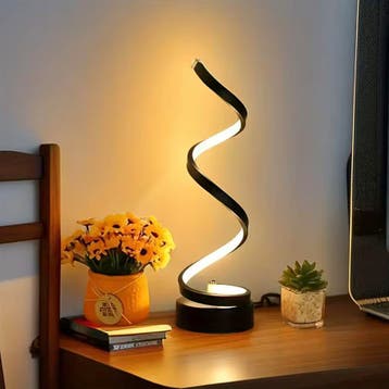 Moderne Spiraalvormige LED-Tafellamp – Dimbaar met 3 kleuren, Verzenden, Nieuw