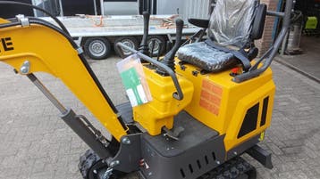1 tons Mini graver / mini kraan nieuwe briggs en stratton, Graafmachine