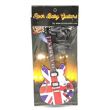 Baby miniatuur replica Epiphone gitaar Noel Gallagher Oasis, Ophalen of Verzenden, Nieuw, Pop, Beeldje of Miniatuur