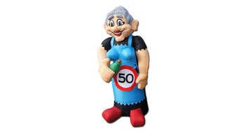 Goedkoop een Sarah opblaaspop huren vanaf €29,- per dag, Nieuw
