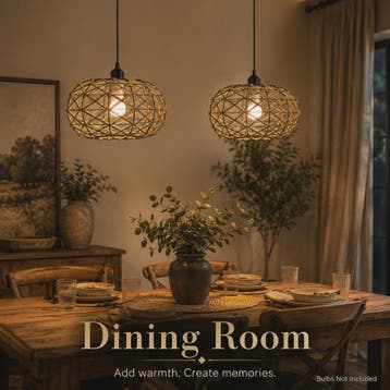 Rustieke Jute Touw Hanglamp - Boho Stijl Verlichting voor Ke, Verzenden, Nieuw