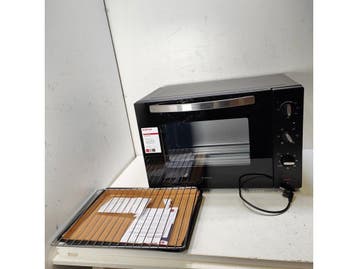 Inventum OV607B - Heteluchtoven - 60 liter - Zwart, Witgoed en Apparatuur, Ovens, Verzenden, Zo goed als nieuw