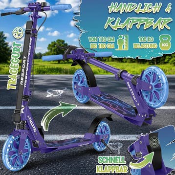 RE:SPORT® Citystep voor kinderen en volwassenen met led, bel, Verzenden, Zo goed als nieuw