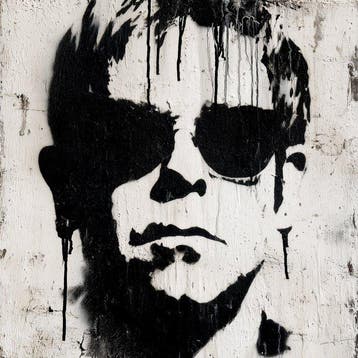 David Law (1967) - Elton John (Stencil)